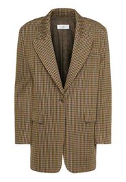 Atlanta Wool Blend Houndstooth Blazer