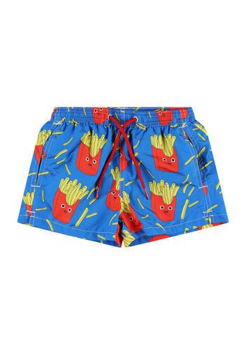 Shorts Mare Fry In Nylon Stampato