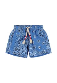 Shorts Mare Bandana In Nylon Stampato