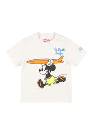 Mickey Mouse Print Cotton Jersey T-shirt