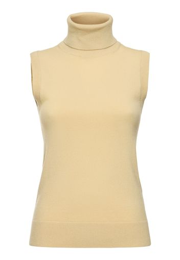 Cashmere Turtleneck Vest