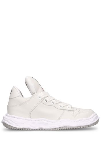 Sneakers Low Top Wayne In Pelle