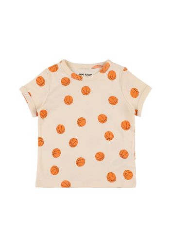 T-shirt In Cotone Con Stampa