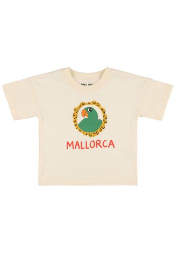 T-shirt In Cotone Organico Con Stampa