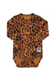 Body In Techno Leopard Stretch