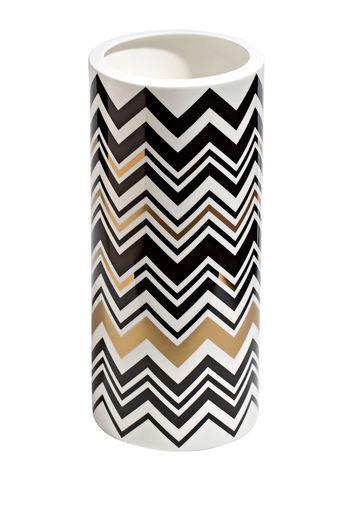 Vaso Alto Zig Zag Gold