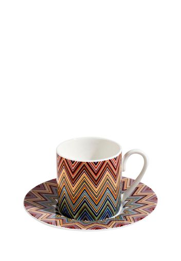 MISSONI HOME COLLECTION, Set 2 Pezzi Espresso Zig Zag