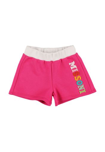 Shorts In Jersey Di Cotone Con Logo