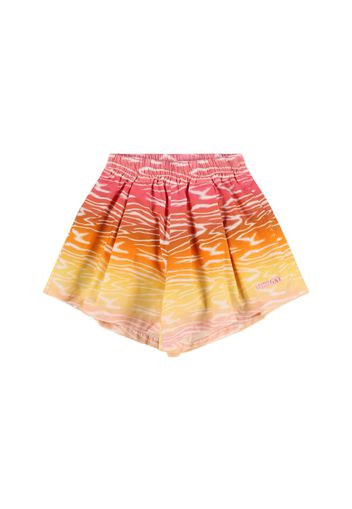 Shorts In Popeline Di Cotone Stampato