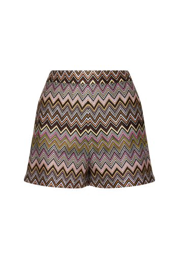 Shorts In Viscosa Chevron