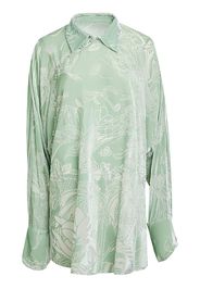 Printed Stretch Silk Shirt