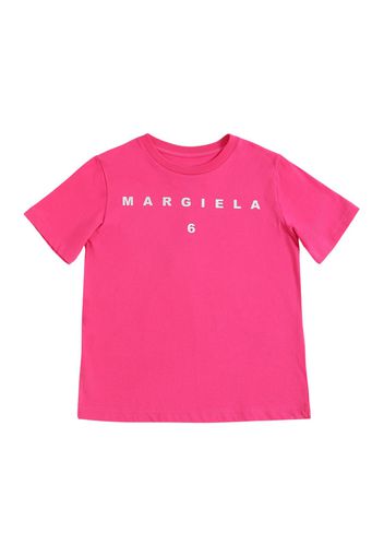 T-shirt In Jersey Di Cotone Con Logo