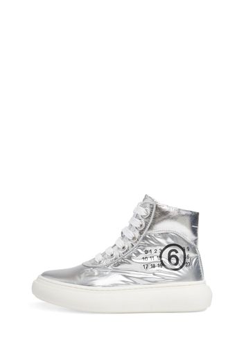 Sneakers In Pelle Con Logo