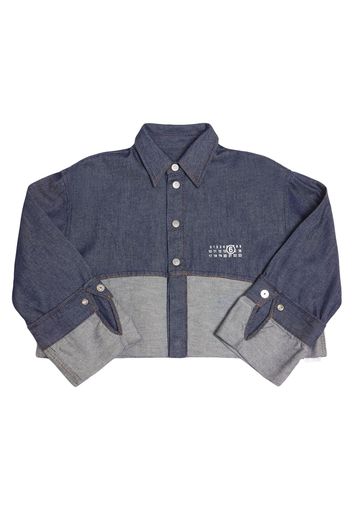 Camicia In Cotone Chambray