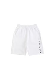 Shorts In Felpa Di Cotone Con Logo
