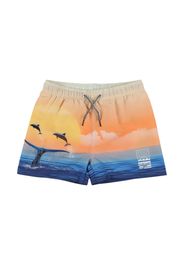 Shorts Mare In Nylon Riciclato Stampato