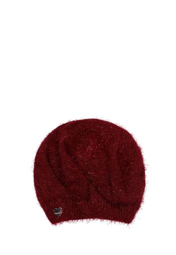 Fuzzy Knit Lurex Hat