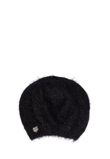 Fuzzy Knit Lurex Hat