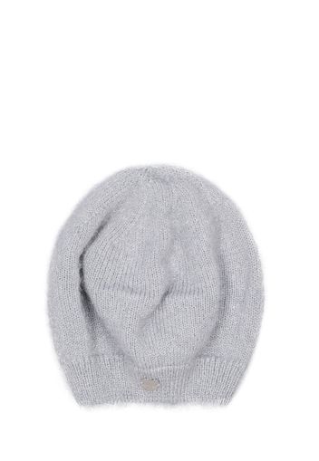 Fuzzy Knit Lurex Hat