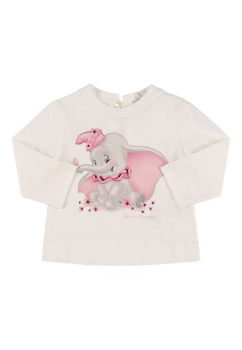 T-shirt In Jersey Di Cotone Con Stampa Dumbo