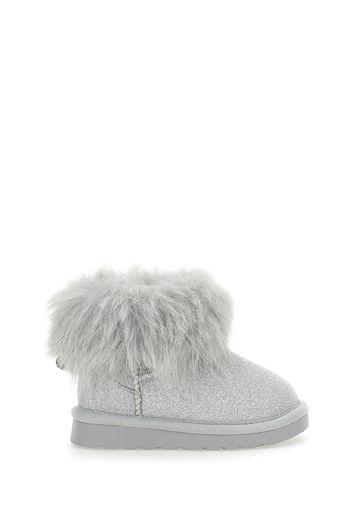 Stivaletti In Shearling Sintetico