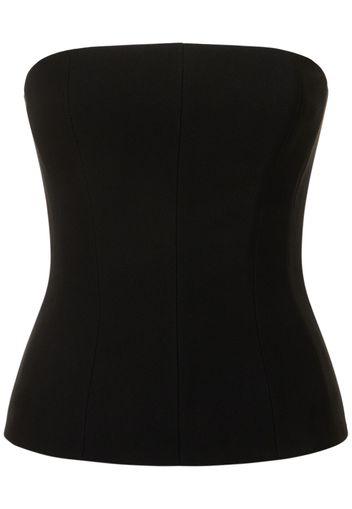 Top Bustier In Crepe