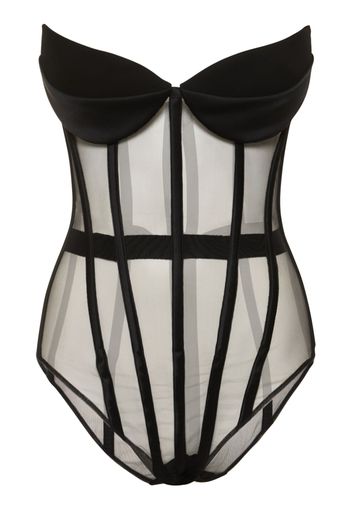 Body In Crepe Con Bustier