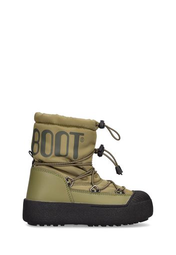 Nylon Ankle Snow Boots