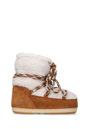 Stivali Bassi Icon In Shearling E Camoscio