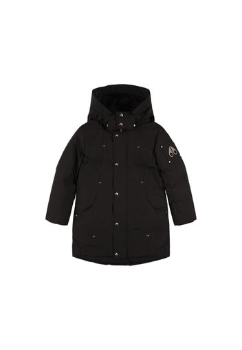 Piumino Parka In Misto Poly Con Cappuccio