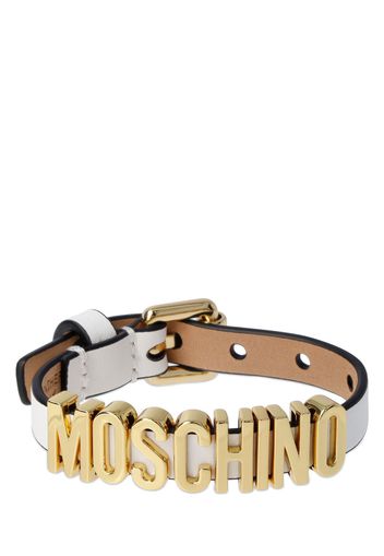 Bracciale In Pelle Con Logo