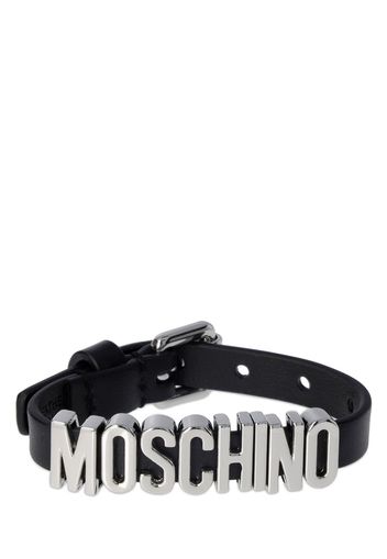 Bracciale In Pelle Con Logo