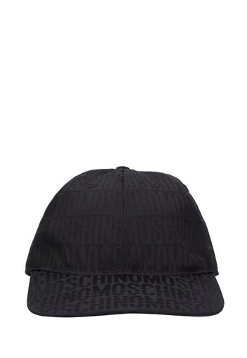 Cappello In Nylon Con Logo Jacquard