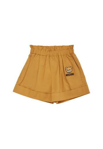 Shorts In Popeline Di Cotone