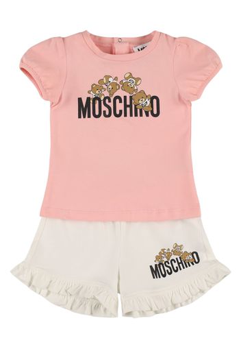 T-shirt E Shorts In Jersey Di Cotone