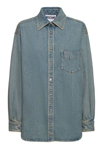 Camicia In Denim Di Cotone