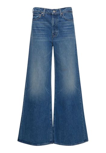 Jeans Vita Alta The Ditcher Roller In Cotone