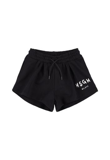 Shorts In Felpa Di Cotone