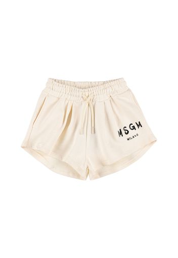 Shorts In Felpa Di Cotone