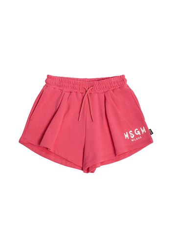 Shorts In Felpa Di Cotone