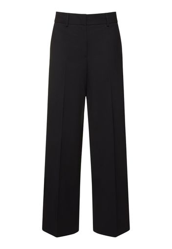 Pantaloni In Lana Stretch