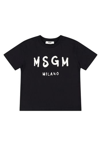 T-shirt In Jersey Di Cotone Stampato