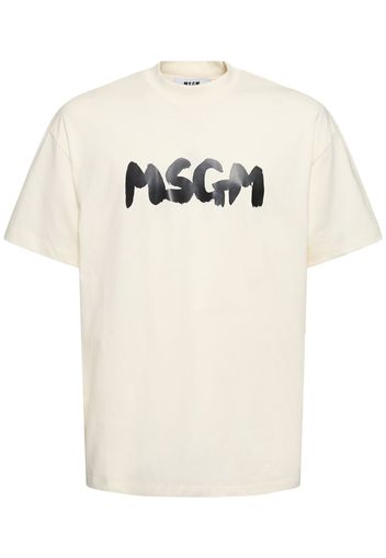 T-shirt Con Logo Msgm