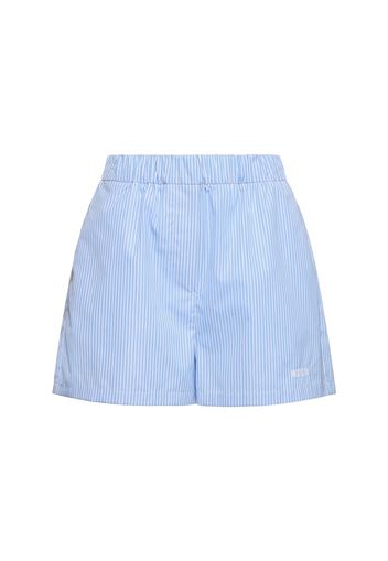 Shorts In Popeline Di Cotone