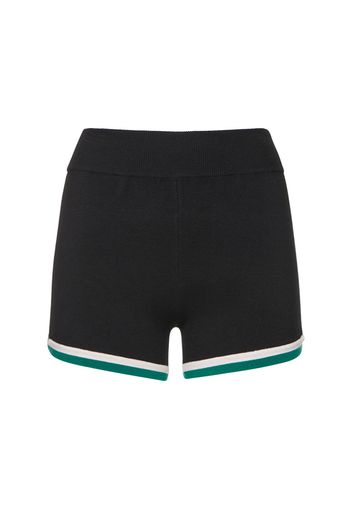 Shorts Retro In Misto Lana