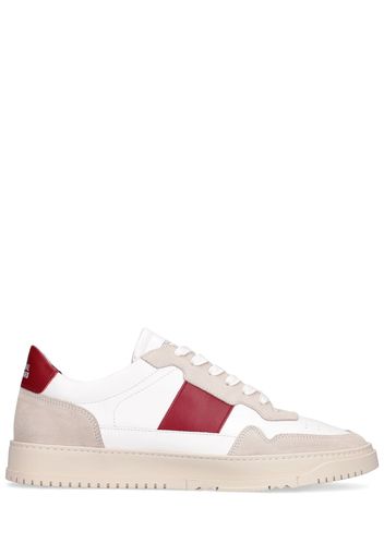 Sneakers Low Edition 8 In Pelle E Camoscio