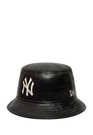 Cappello Bucket New York Yankees Mlb In Pelle