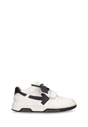 Out Of Office Leather Sneakers W/straps