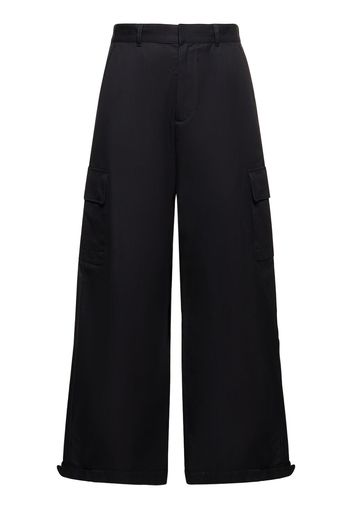 Pantaloni Cargo Ow In Cotone / Ricami