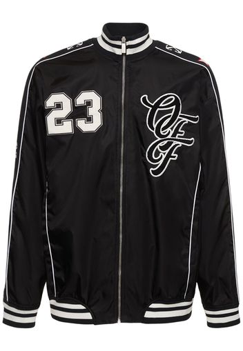 Natlover Nylon Varsity Jacket